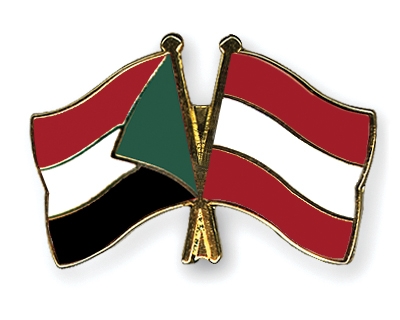 Fahnen Pins Sudan sterreich