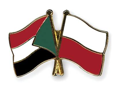 Fahnen Pins Sudan Polen