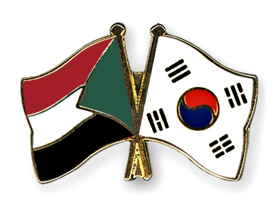 Fahnen Pins Sudan Sdkorea