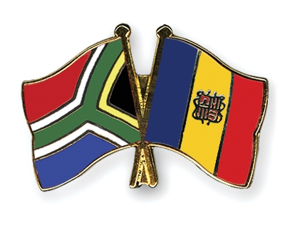 Fahnen Pins Sdafrika Andorra