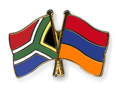 Fahnen Pins Sdafrika Armenien