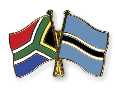 Fahnen Pins Sdafrika Botsuana