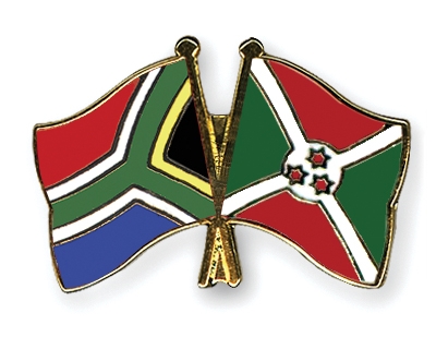 Fahnen Pins Sdafrika Burundi