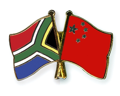 Fahnen Pins Sdafrika China