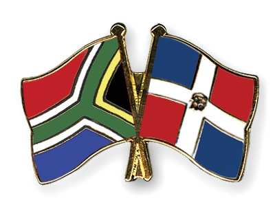 Fahnen Pins Sdafrika Dominikanische-Republik