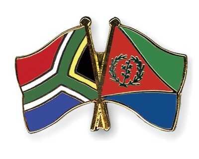 Fahnen Pins Sdafrika Eritrea