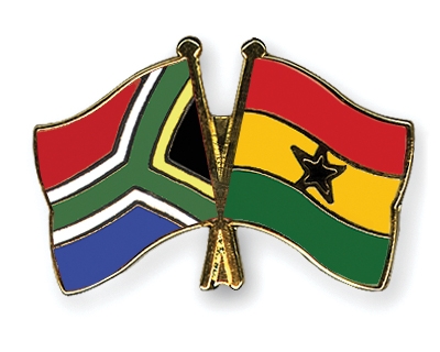 Fahnen Pins Sdafrika Ghana