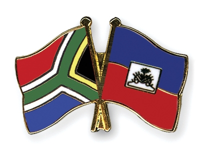 Fahnen Pins Sdafrika Haiti