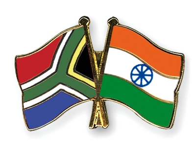 Fahnen Pins Sdafrika Indien