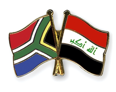 Fahnen Pins Sdafrika Irak
