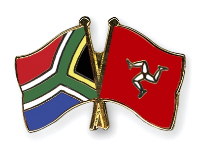 Fahnen Pins Sdafrika Isle-of-Man