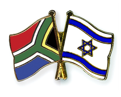 Fahnen Pins Sdafrika Israel