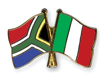 Fahnen Pins Sdafrika Italien