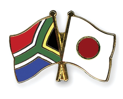 Fahnen Pins Sdafrika Japan