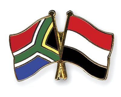 Fahnen Pins Sdafrika Jemen