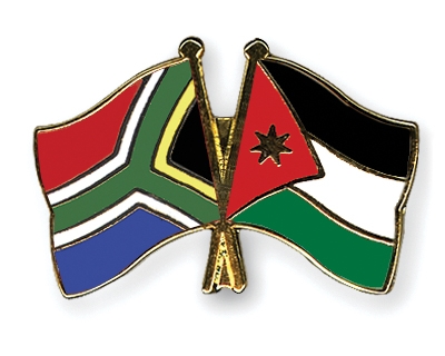 Fahnen Pins Sdafrika Jordanien