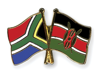 Fahnen Pins Sdafrika Kenia