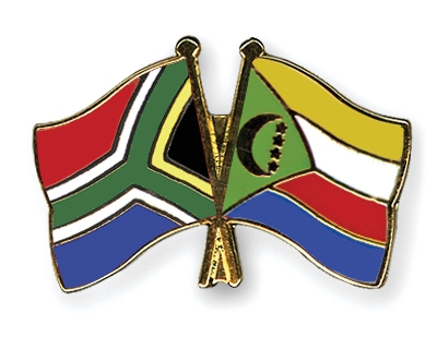 Fahnen Pins Sdafrika Komoren