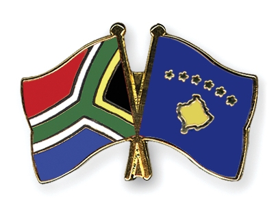 Fahnen Pins Sdafrika Kosovo