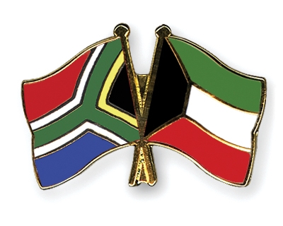 Fahnen Pins Sdafrika Kuwait