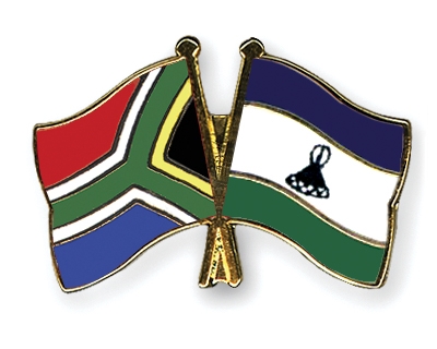 Fahnen Pins Sdafrika Lesotho