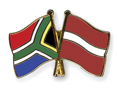 Fahnen Pins Sdafrika Lettland