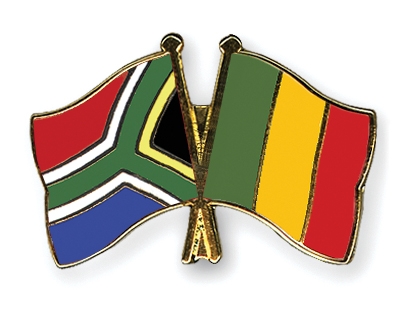 Fahnen Pins Sdafrika Mali