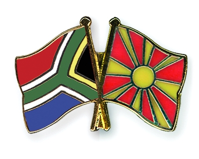 Fahnen Pins Sdafrika Mazedonien