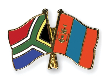 Fahnen Pins Sdafrika Mongolei