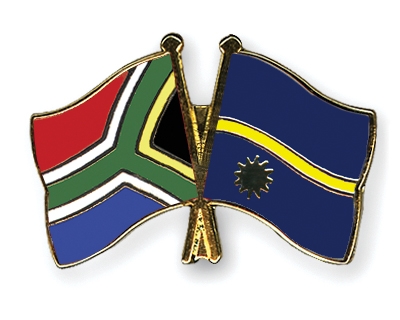 Fahnen Pins Sdafrika Nauru