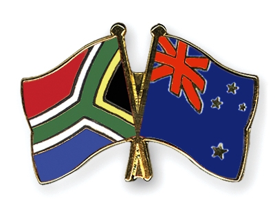 Fahnen Pins Sdafrika Neuseeland