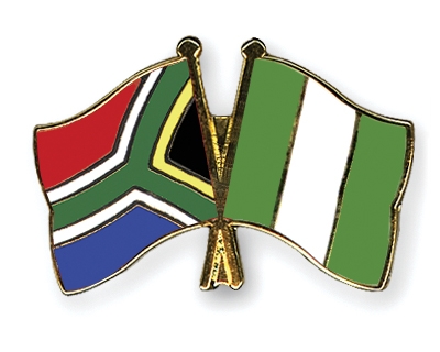 Fahnen Pins Sdafrika Nigeria