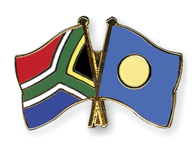 Fahnen Pins Sdafrika Palau