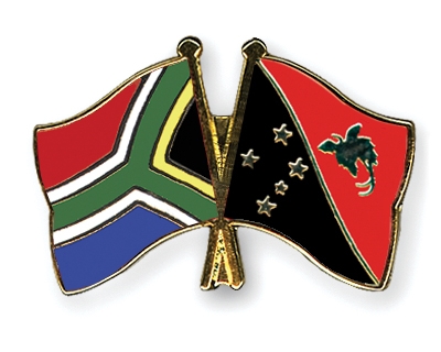 Fahnen Pins Sdafrika Papua-Neuguinea