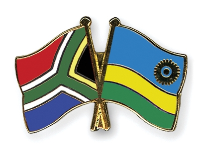 Fahnen Pins Sdafrika Ruanda