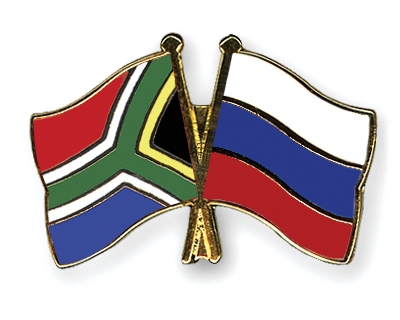 Fahnen Pins Sdafrika Russland