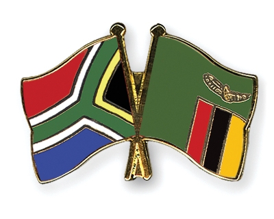 Fahnen Pins Sdafrika Sambia