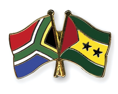 Fahnen Pins Sdafrika Sao-Tome-und-Principe