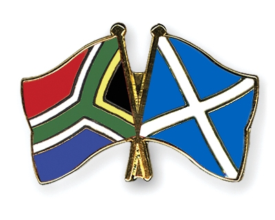 Fahnen Pins Sdafrika Schottland