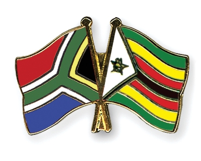 Fahnen Pins Sdafrika Simbabwe