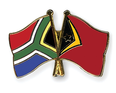 Fahnen Pins Sdafrika Timor-Leste