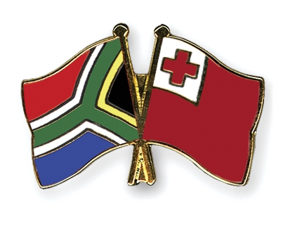 Fahnen Pins Sdafrika Tonga