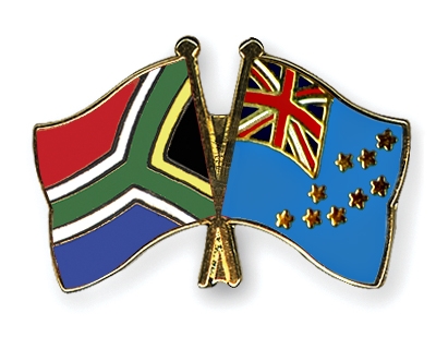 Fahnen Pins Sdafrika Tuvalu