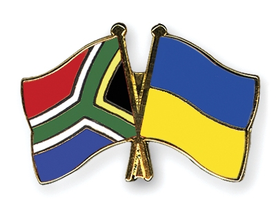 Fahnen Pins Sdafrika Ukraine