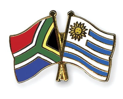 Fahnen Pins Sdafrika Uruguay