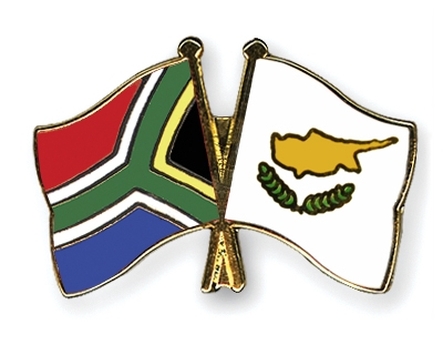 Fahnen Pins Sdafrika Zypern