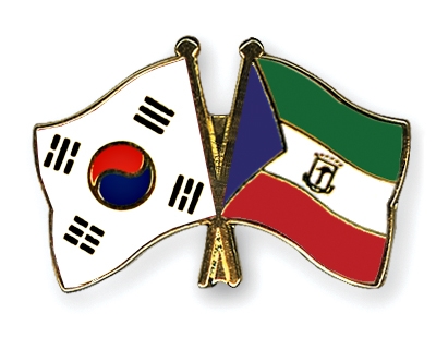 Fahnen Pins Sdkorea quatorialguinea