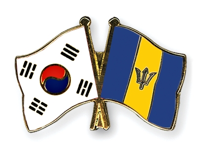 Fahnen Pins Sdkorea Barbados