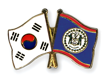 Fahnen Pins Sdkorea Belize