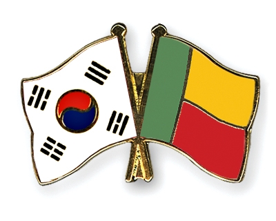 Fahnen Pins Sdkorea Benin